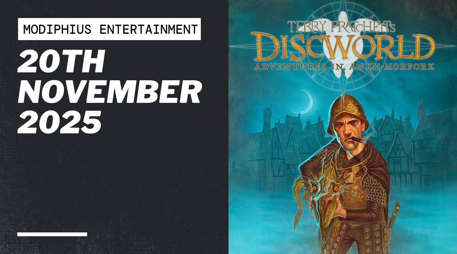 Modiphius Announces New Terry Pratchett Discworld® Games Coming in 2026