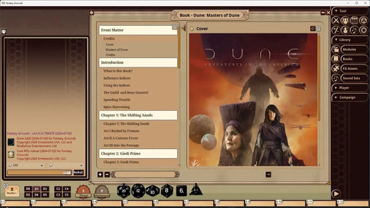 Dune: Masters of Dune - Fantasy Grounds VTT Dune - Adventures in the Imperium Modiphius Entertainment