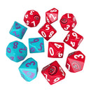 Factions Dice Sets: Nuka-Cola Fallout: Factions Modiphius Entertainment