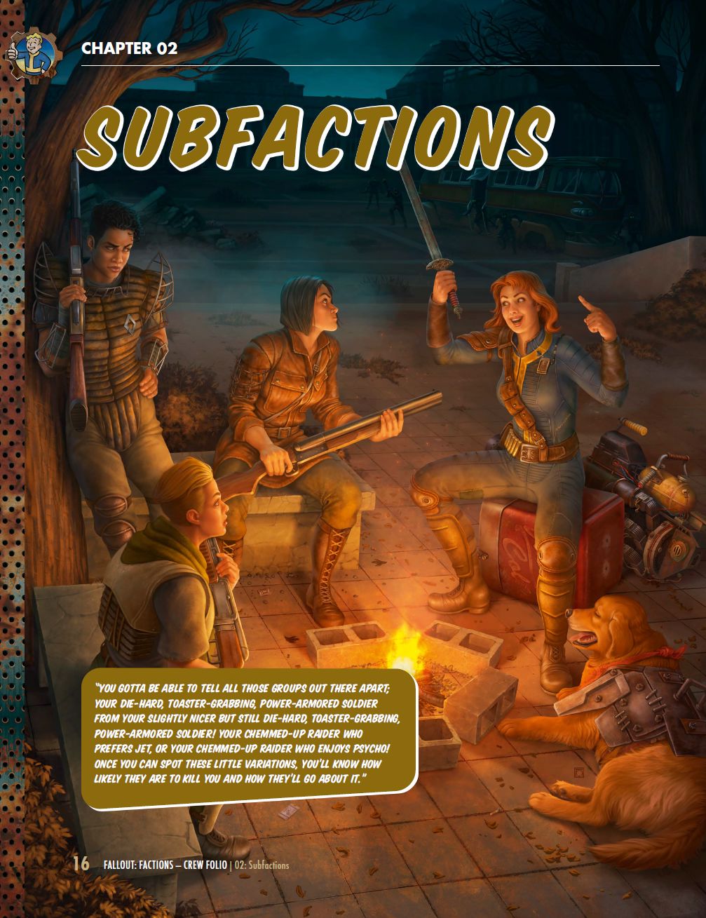 Fallout: Factions - Crew Folio PDF Fallout: Factions Modiphius Entertainment
