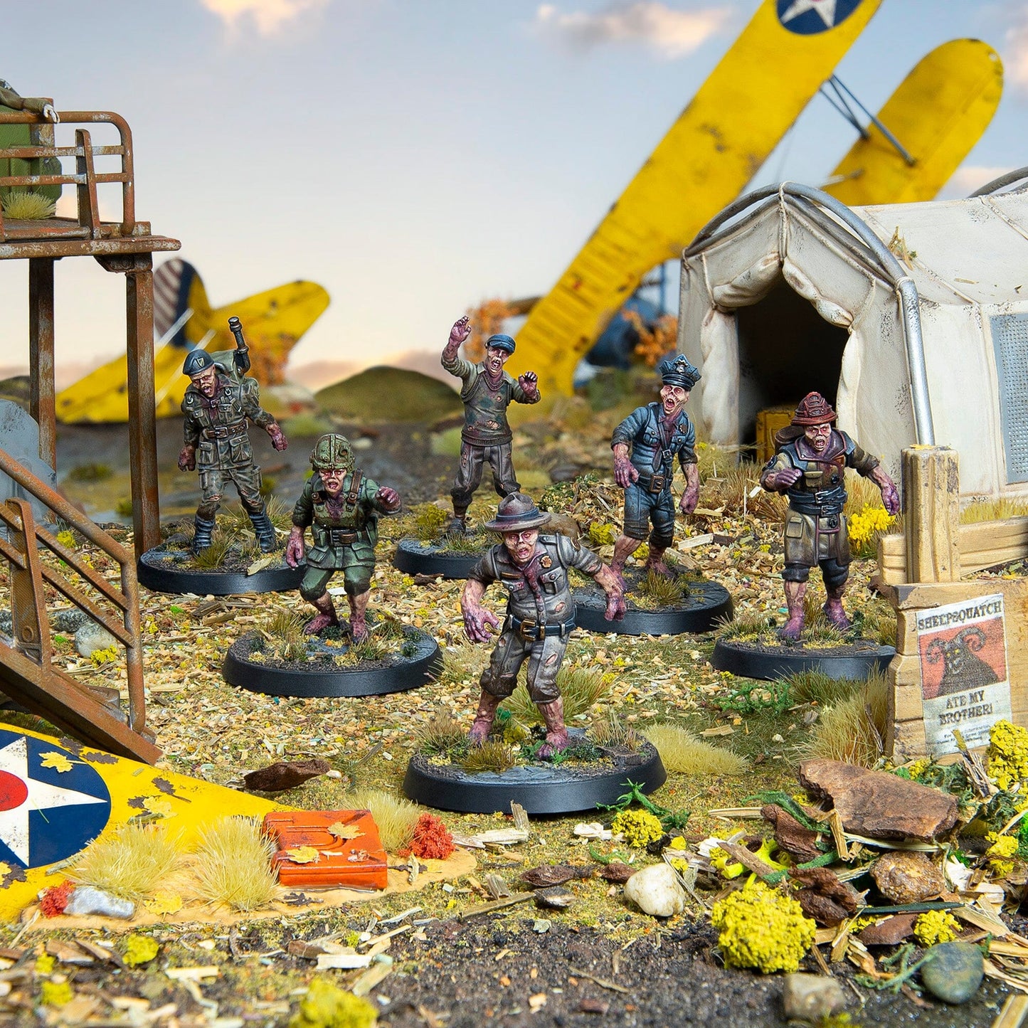 Fallout: Miniatures - Creatures - Ghoulish Remnants Fallout: Wasteland Warfare Modiphius Entertainment