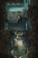 Fallout: The Roleplaying Game - Map Pack 1: Vault Fallout RPG Modiphius Entertainment