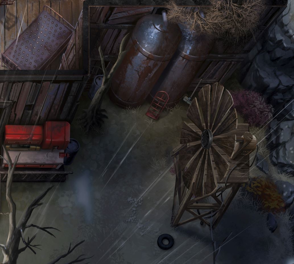 Fallout: The Roleplaying Game - Map Pack 2: Wasteland Locales (PDF) Fallout RPG Modiphius Entertainment