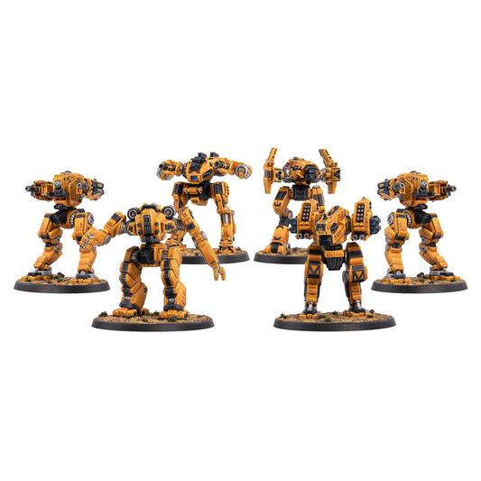 Hardwar - Aesir Gewehr Hardbots Miniatures Set Hardwar Modiphius Entertainment