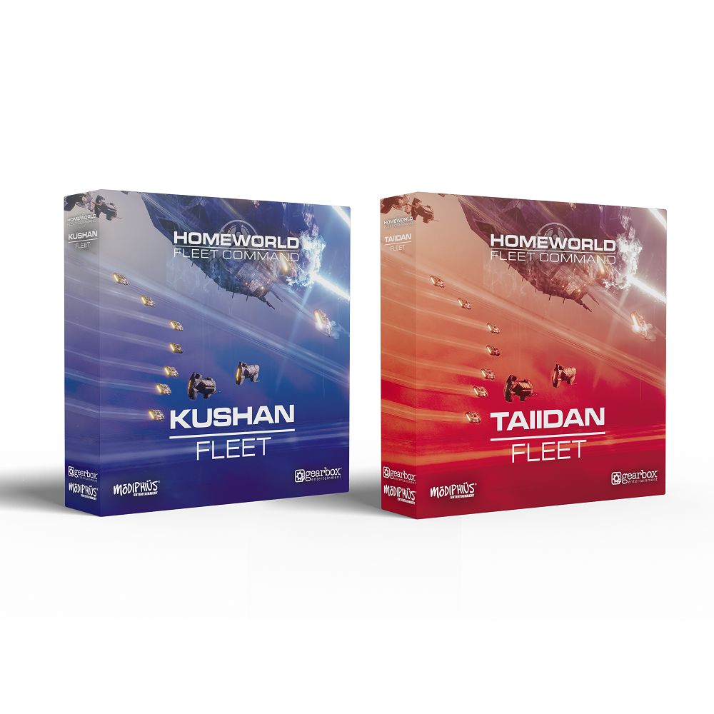 Homeworld Fleet Command: Taiidan Fleet Box (Red) + Kushan Fleet Box (Blue) + Replacement Cards Homeworld Fleet Command Modiphius Entertainment
