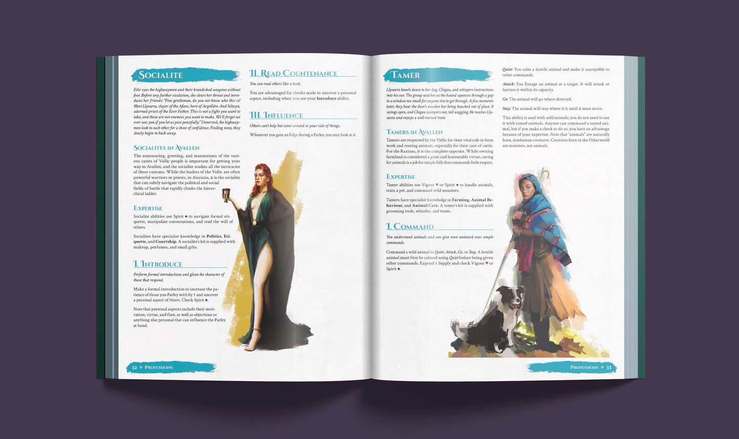 Legends of Avallen - Core Rulebook Legends of Avallen Adder Stone Games