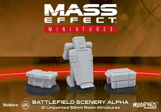 Mass Effect Miniatures - Battlefield Scenery Alpha Mass Effect: The Board Game Modiphius Entertainment