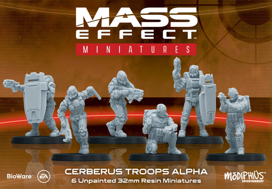 Mass Effect Miniatures - Cerberus Troops Alpha Mass Effect: The Board Game Modiphius Entertainment