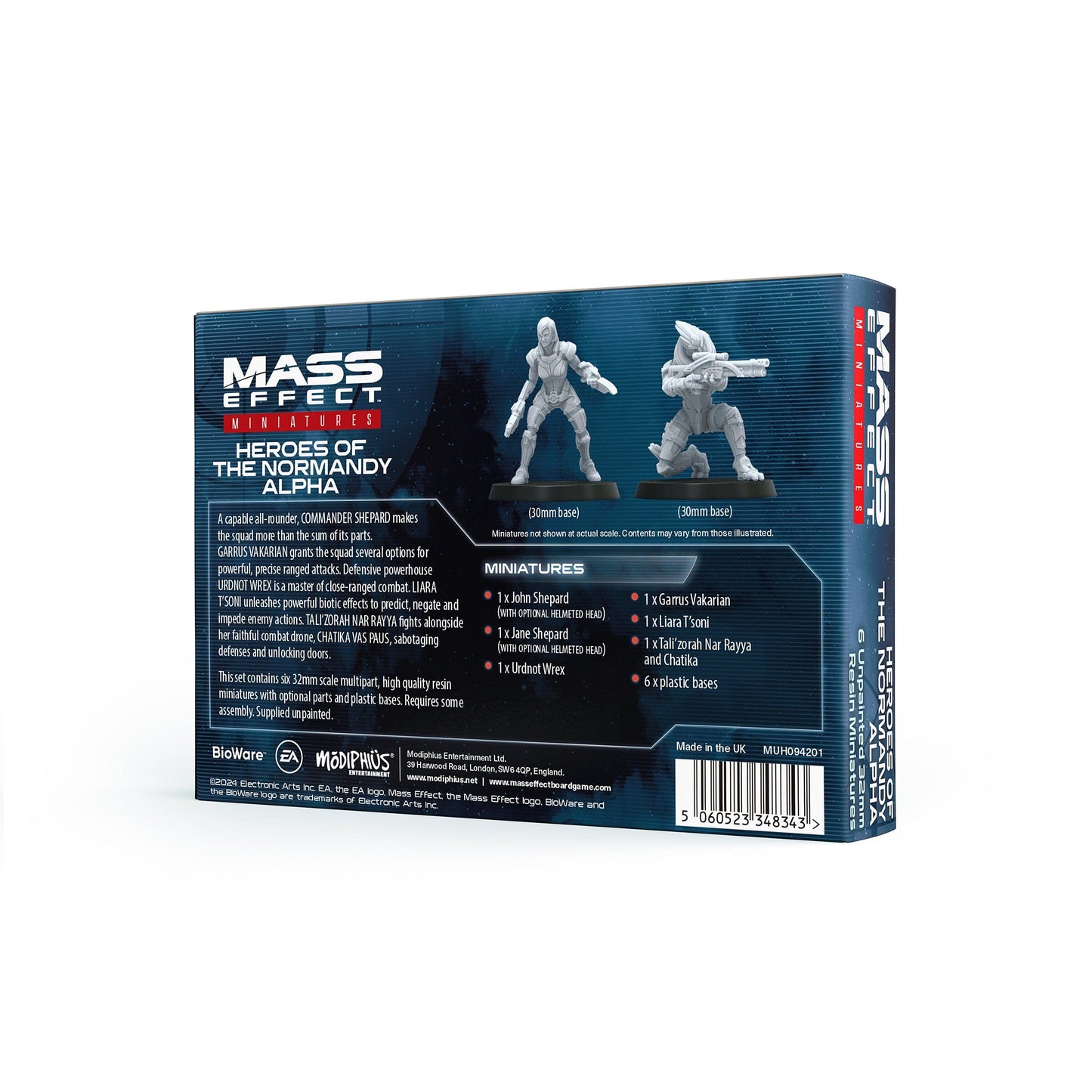 Mass Effect Miniatures - Heroes of the Normandy Alpha Mass Effect: The Board Game Modiphius Entertainment