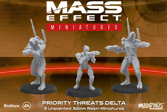 Mass Effect Miniatures - Priority Threats Delta Mass Effect: The Board Game Modiphius Entertainment