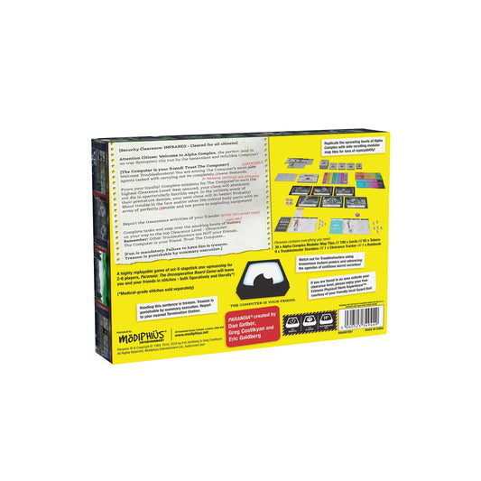 Paranoia: The Uncooperative Board Game - Base Game Paranoia: The Uncooperative Board Game Modiphius Entertainment