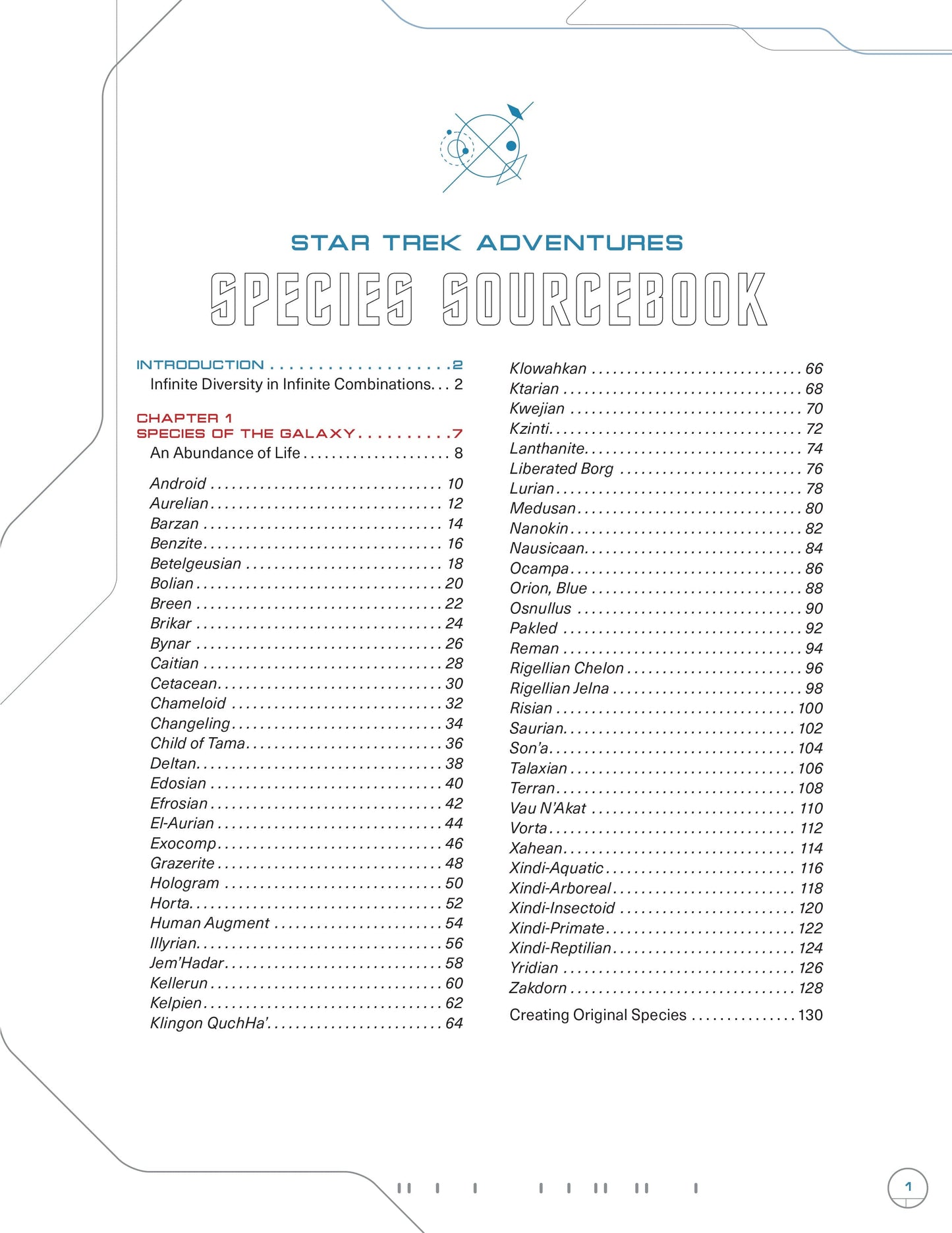 Star Trek Adventures - Second Edition - Species Sourcebook PDF Star Trek Adventures Modiphius Entertainment