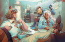 Triangle Agency: The Tabletop Role-Playing Game (Core Rulebook) Triangle Agency Haunted Table