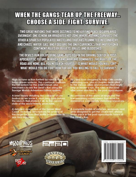Devil’s Run the Roleplaying Game Core Book - PDF