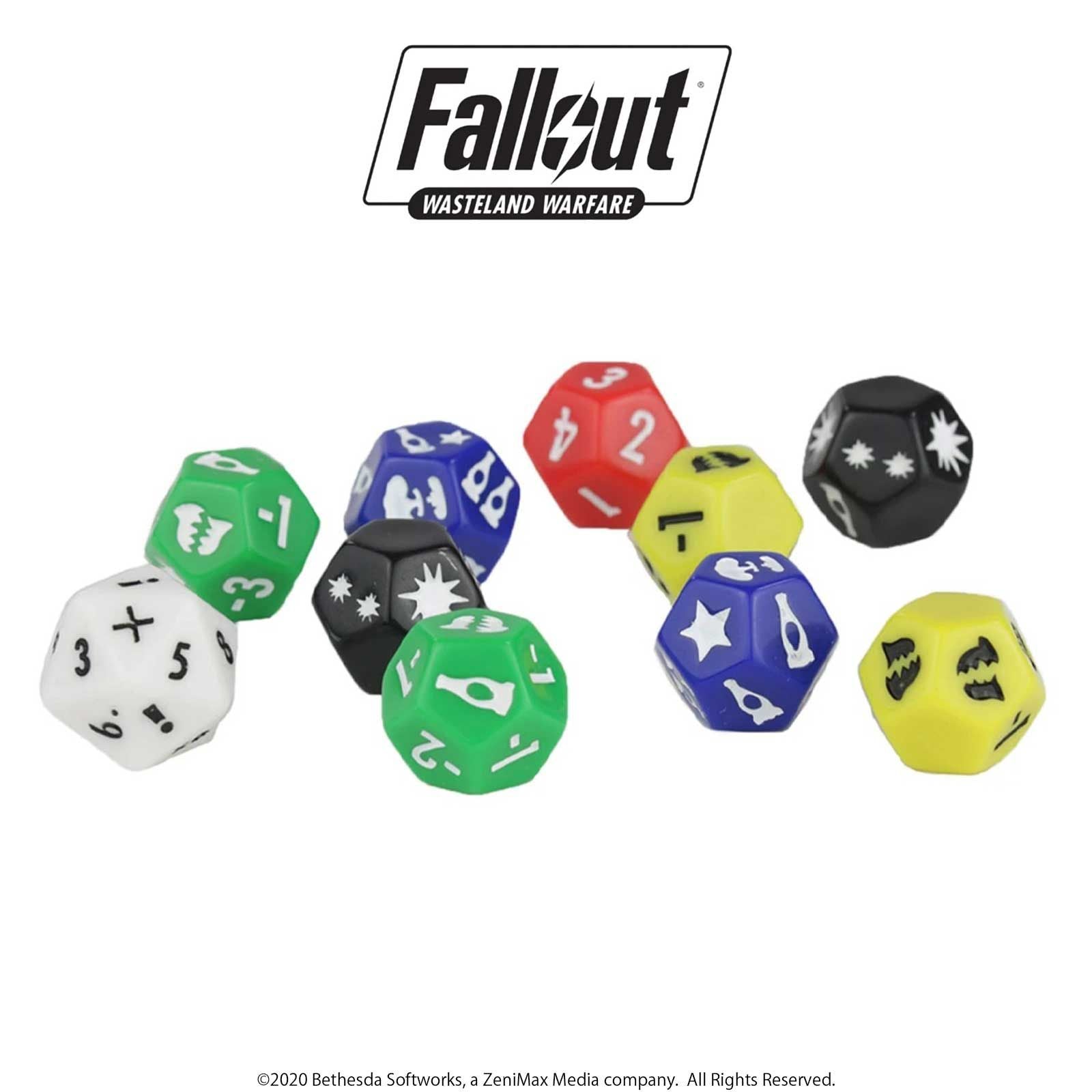 メーカー直売所 - Warfare Wasteland Fallout: Extra Set Dice Tabletop RPG ゲームアクセサリー