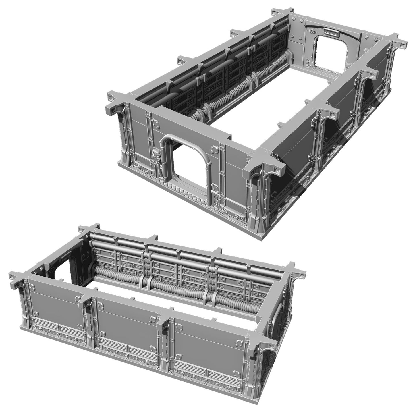 Fallout: Wasteland Warfare - Print at Home - Vault Walls Upgrade Pack STL