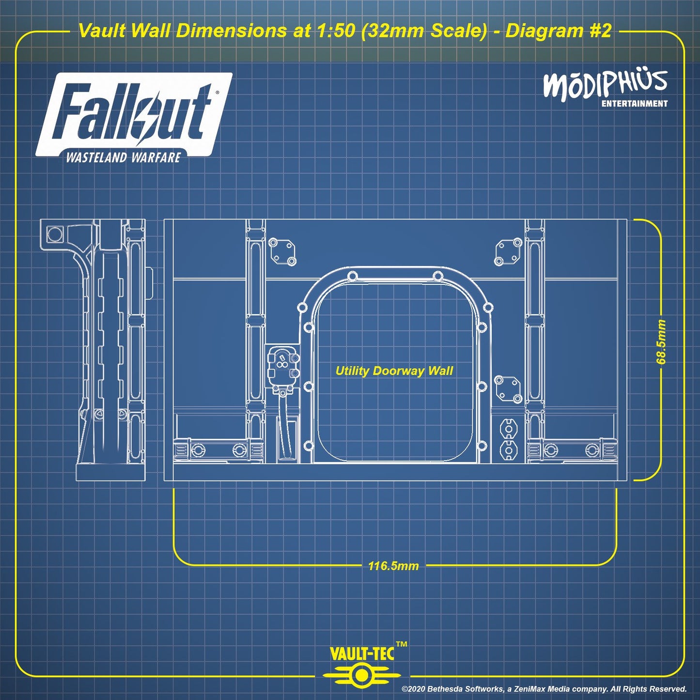 Fallout: Wasteland Warfare - Print at Home - Vault Design Starter Pack STL