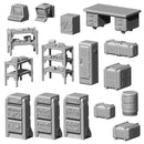 Fallout: Wasteland Warfare - Print at Home - Vault Tec Office Bundle STL