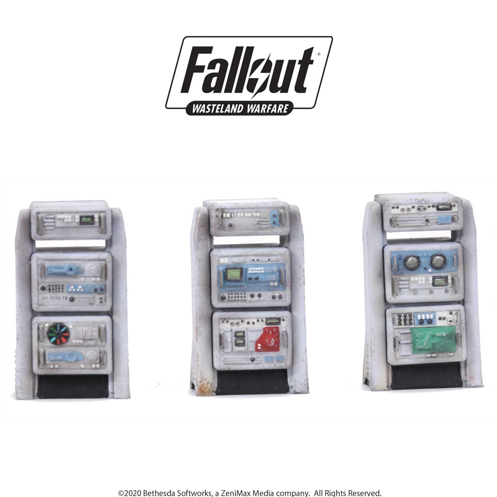 Fallout: Wasteland Warfare Models - Terrain Expansion: Heavy Consoles