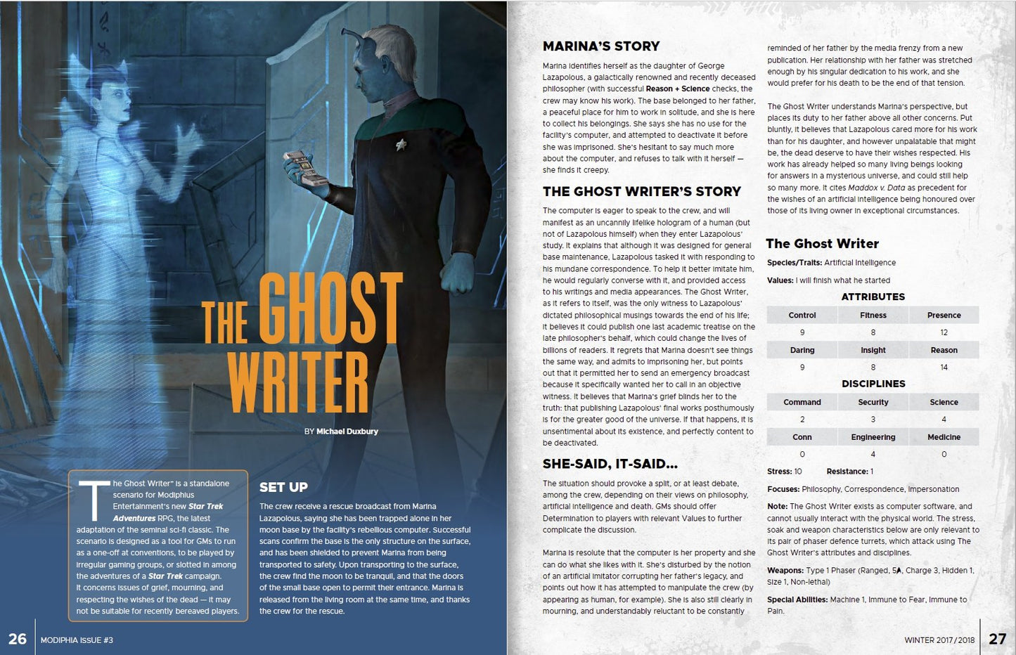 Modiphia - Issue #3 Spring 2018 - Modiphius Entertainment