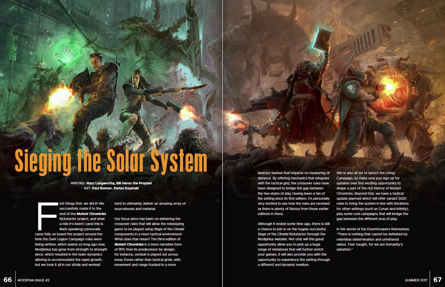 Modiphia - Issue #2 - Summer 2017 - Modiphius Entertainment