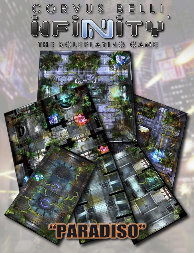 Modiphius Infinity: Combined Army Set Di Tessere Geomorfiche Per Giochi Di Ruolo E Scaramucce, Inglese