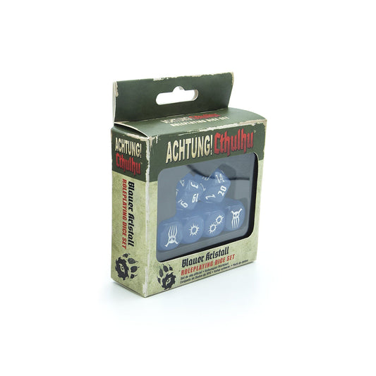 Achtung! Cthulhu 2d20: Blauer Kristall Dice Set Achtung! Cthulhu 2d20 Modiphius Entertainment