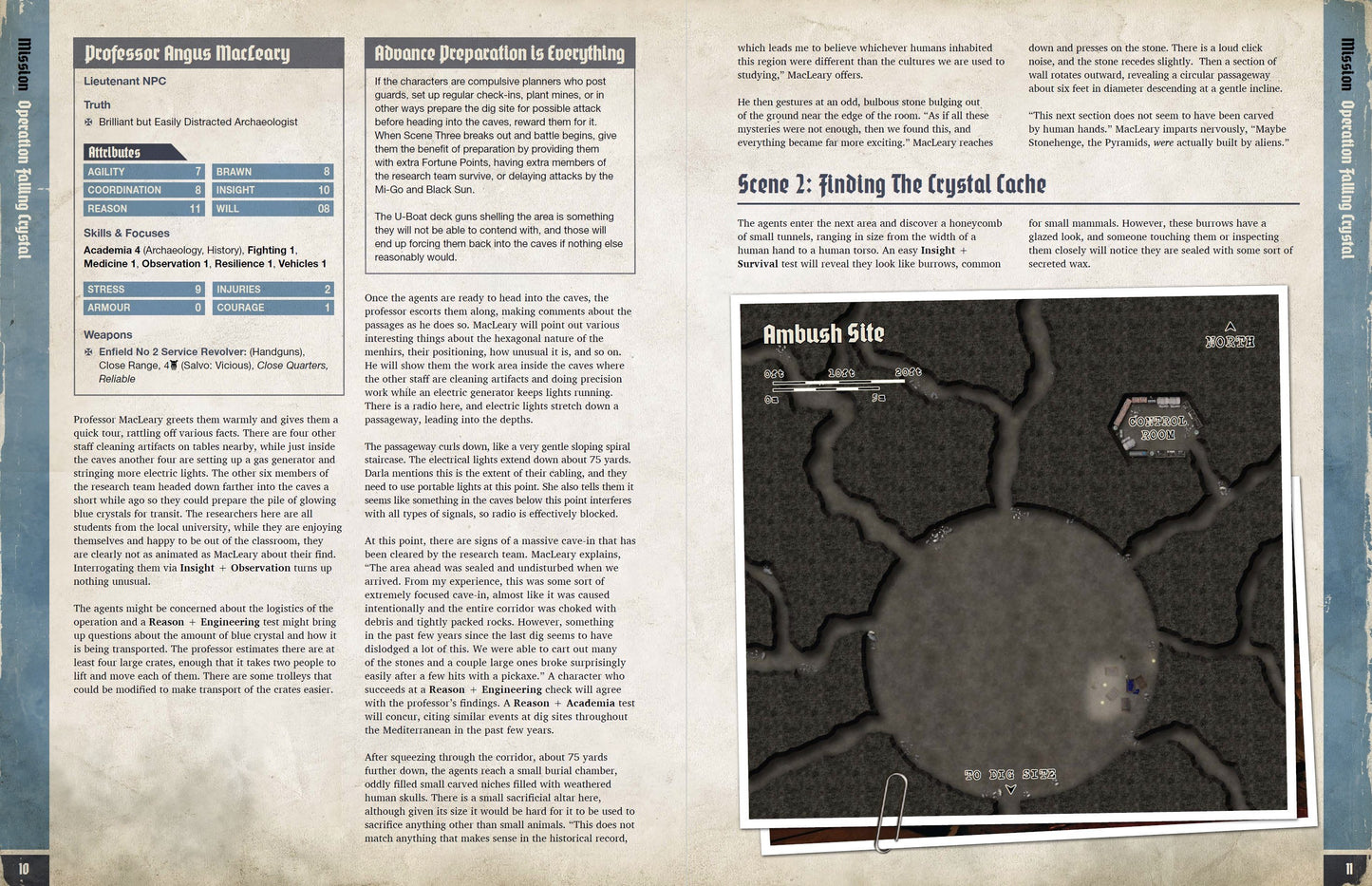 Achtung! Cthulhu 2d20: Operation Falling Crystal - PDF Achtung! Cthulhu 2d20 Modiphius Entertainment