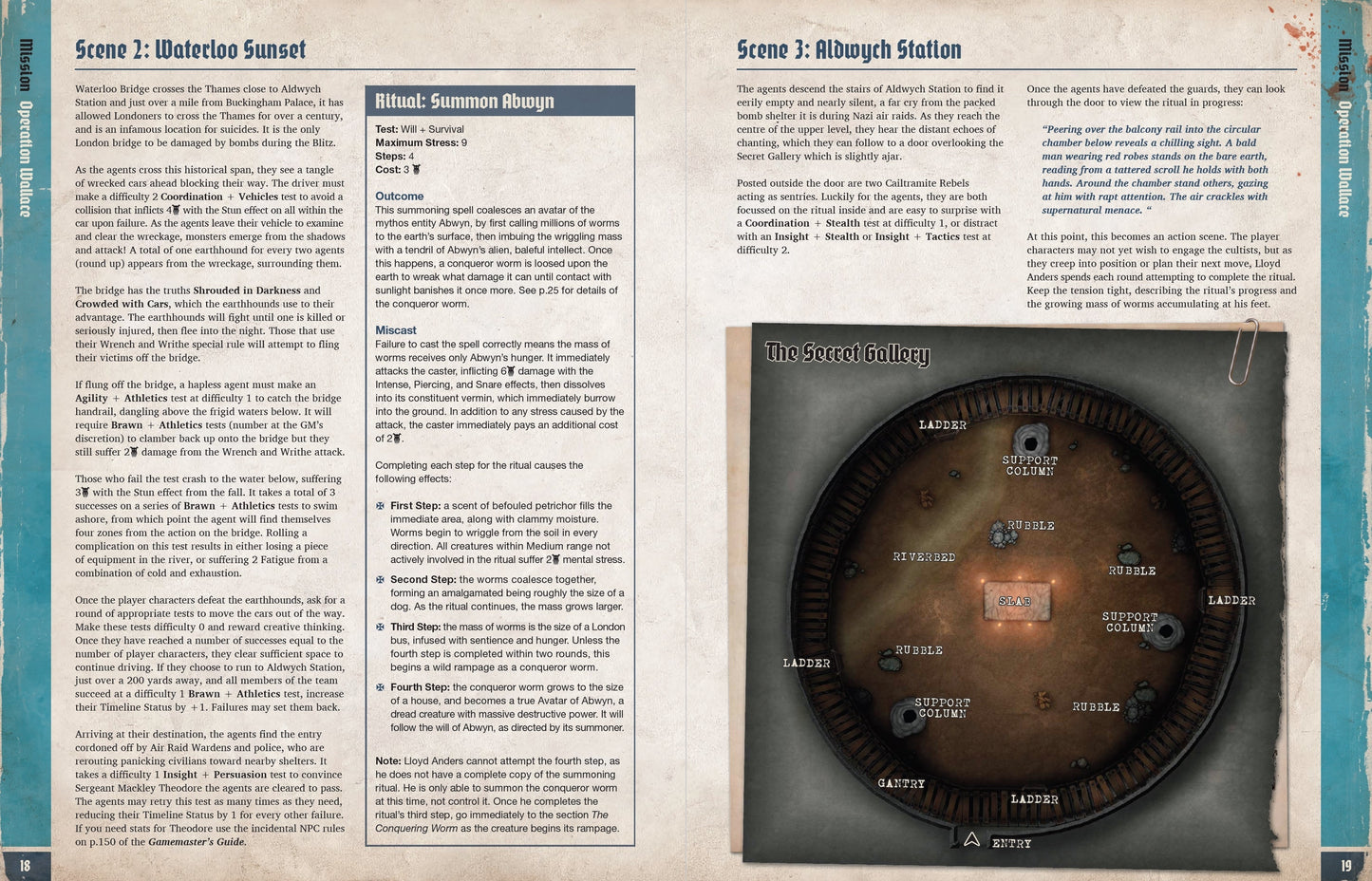 Achtung! Cthulhu 2d20: Operation Wallace (PDF) Achtung! Cthulhu 2d20 Modiphius Entertainment