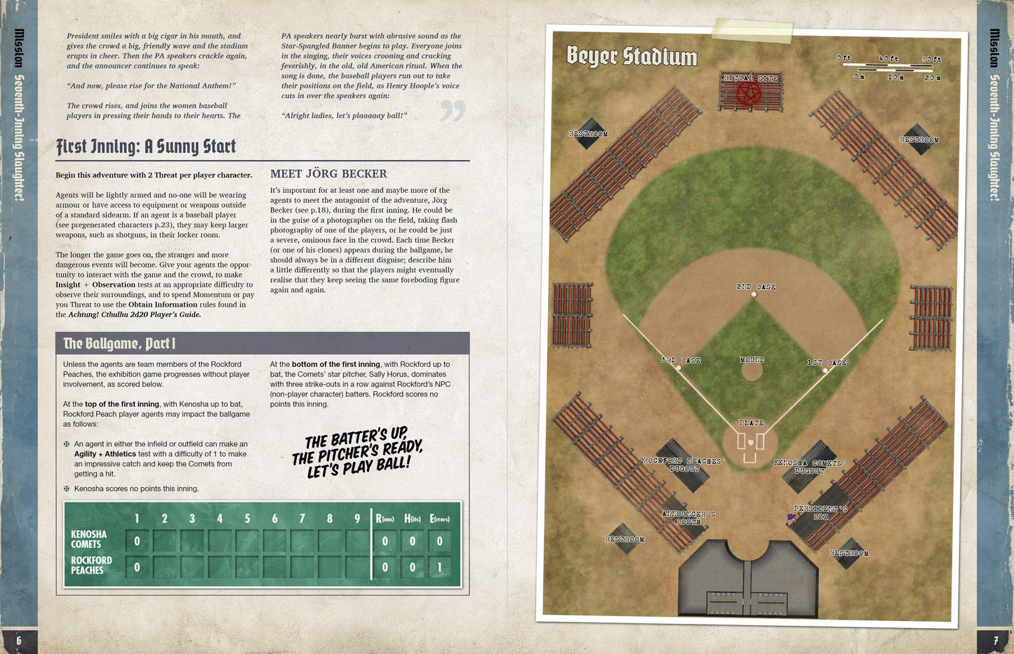 Achtung! Cthulhu 2d20: Seventh-Inning Slaughter! - PDF Achtung! Cthulhu 2d20 Modiphius Entertainment