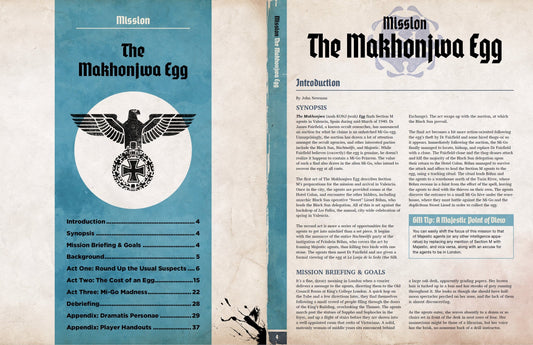 Achtung! Cthulhu 2d20: The Makhonjwa Egg (PDF) Achtung! Cthulhu 2d20 Modiphius Entertainment