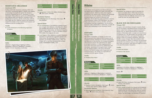 Achtung! Cthulhu 2d20: Vive La Resistance (PDF) Achtung! Cthulhu 2d20 Modiphius Entertainment