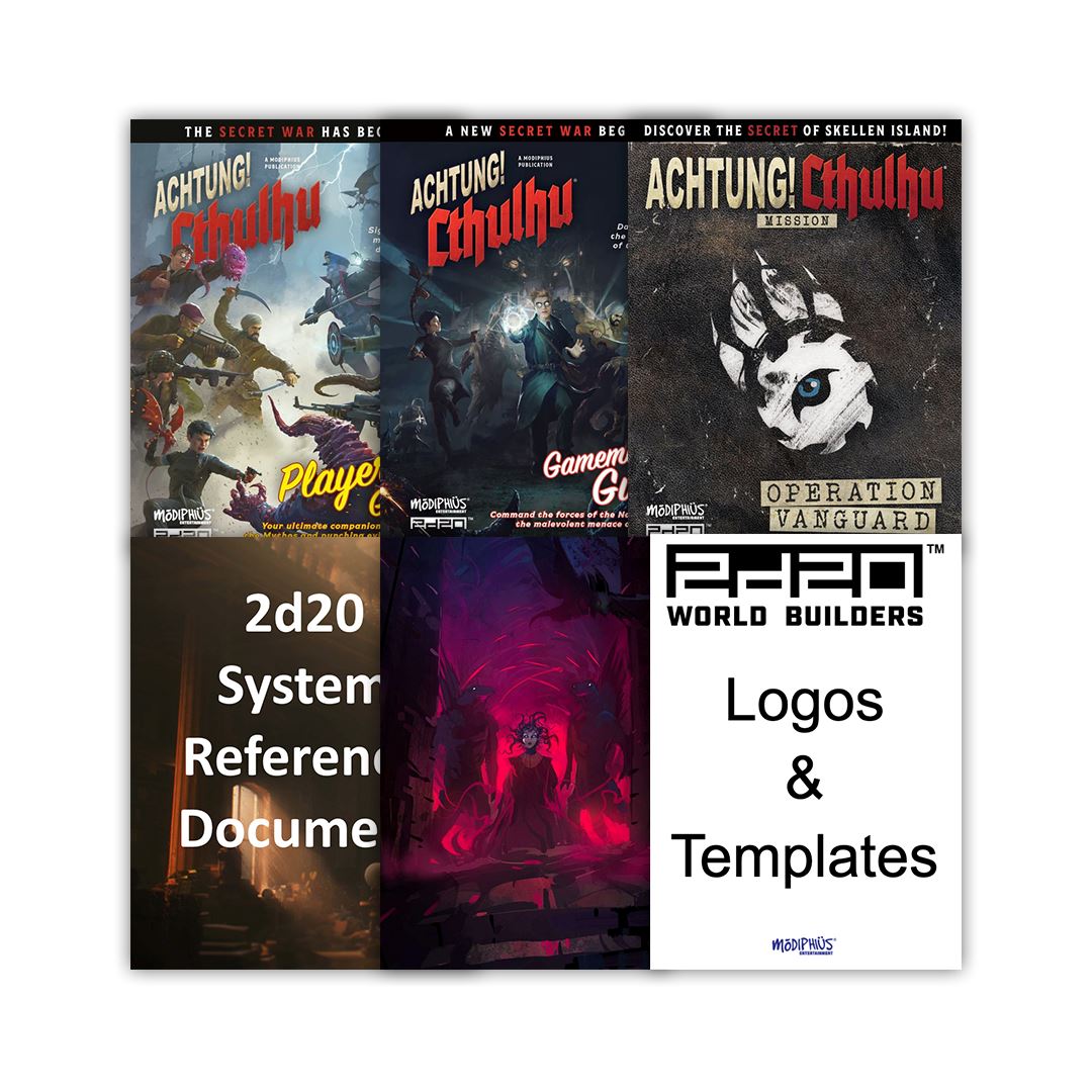 Achtung! Cthulhu 2d20 - World Builder's Bundle (PDFs) Achtung! Cthulhu 2d20 Modiphius Entertainment