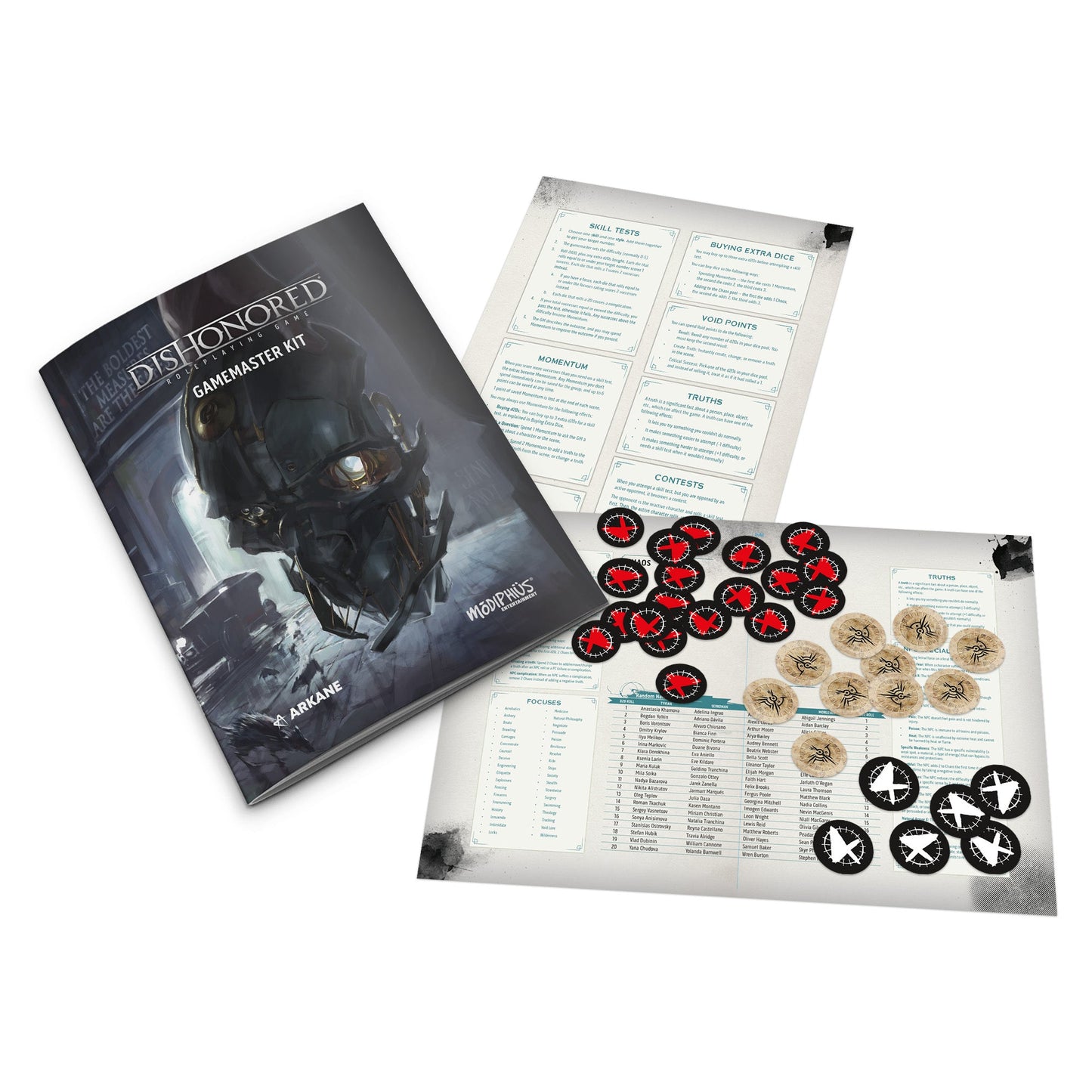 Dishonored Gamemaster Toolkit Dishonored Modiphius Entertainment