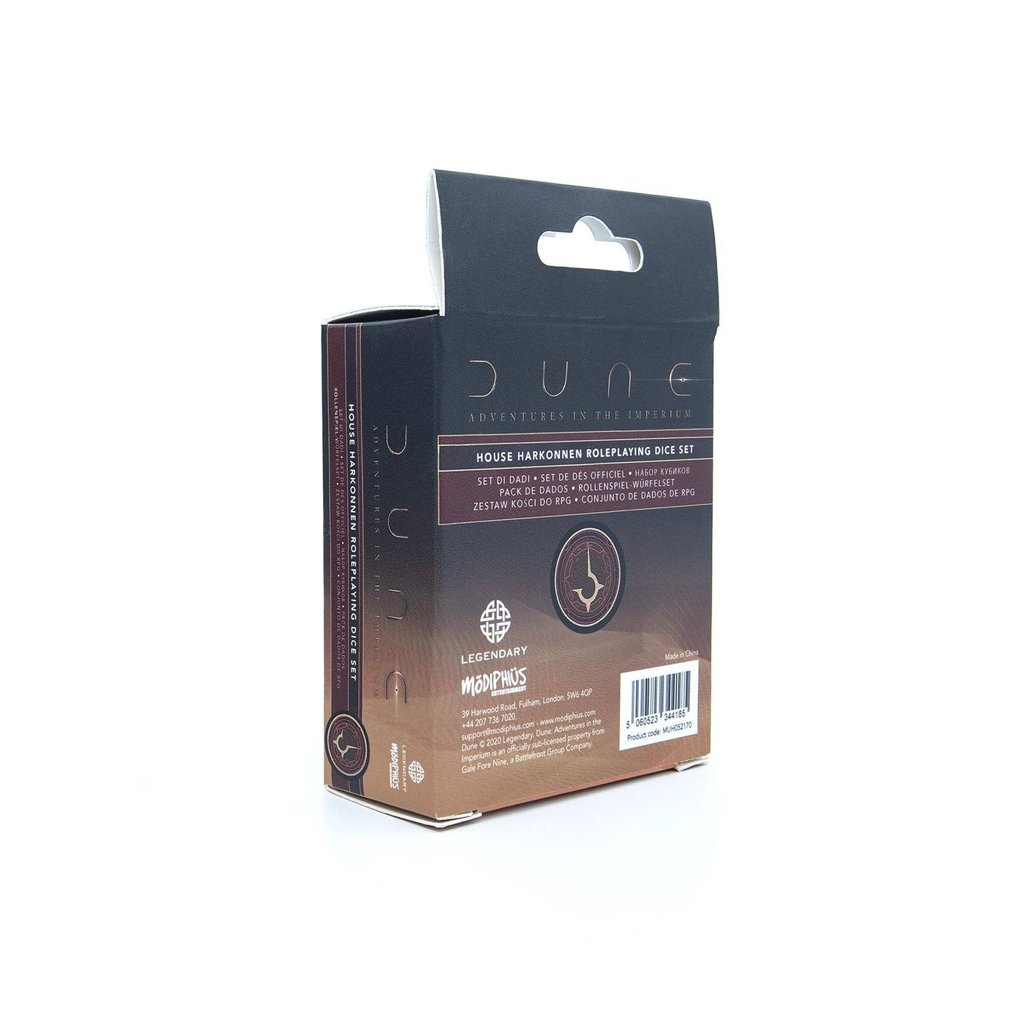 Dune - Adventures in the Imperium Dice Set: Harkonnen Dune - Adventures in the Imperium Modiphius Entertainment