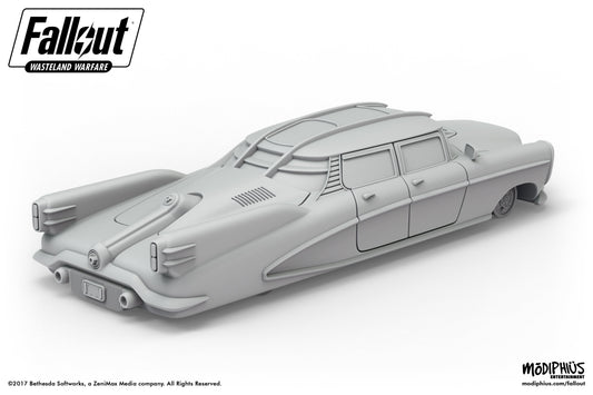 Fallout: Wasteland Warfare - Print At Home - Corvega Atomic V8 Sedan Fallout: Wasteland Warfare Modiphius Entertainment