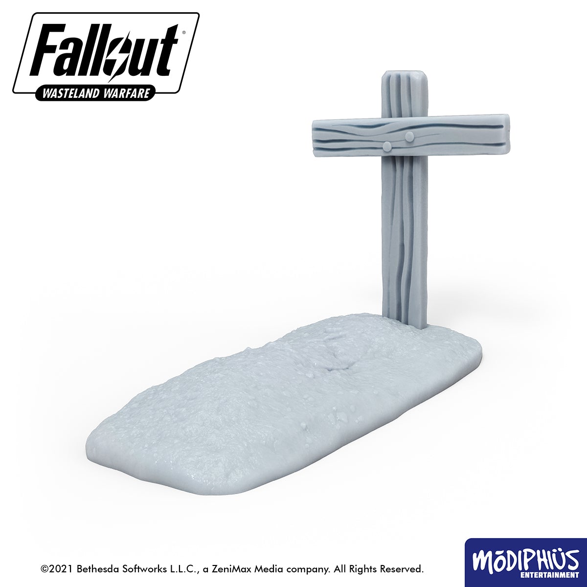 Fallout: Wasteland Warfare - Print at Home - Graveyard Fallout: Wasteland Warfare Modiphius Entertainment