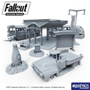 Fallout: Wasteland Warfare - Print at Home - Nuka World Parking Lot STL Fallout: Wasteland Warfare Modiphius Entertainment