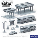 Fallout: Wasteland Warfare - Print at Home - Nuka World Parking Lot STL Fallout: Wasteland Warfare Modiphius Entertainment