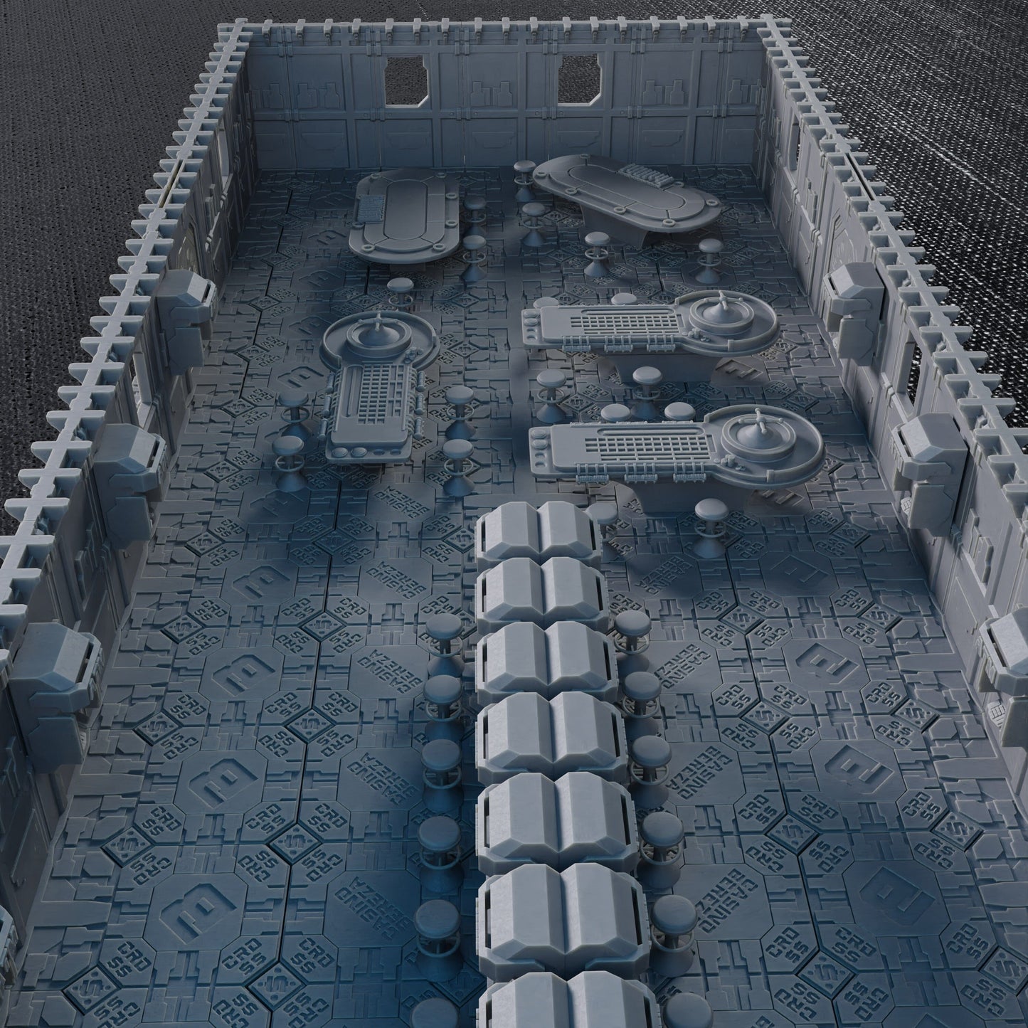 Five Parsecs From Home: Titan Forge Casino Scenic - STL Five Parsecs From Home Modiphius Entertainment