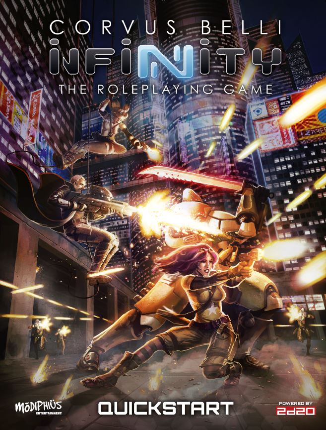 Infinity RPG FREE QuickStart with Paradiso Countdown Adventure (PDF) Infinity Modiphius Entertainment