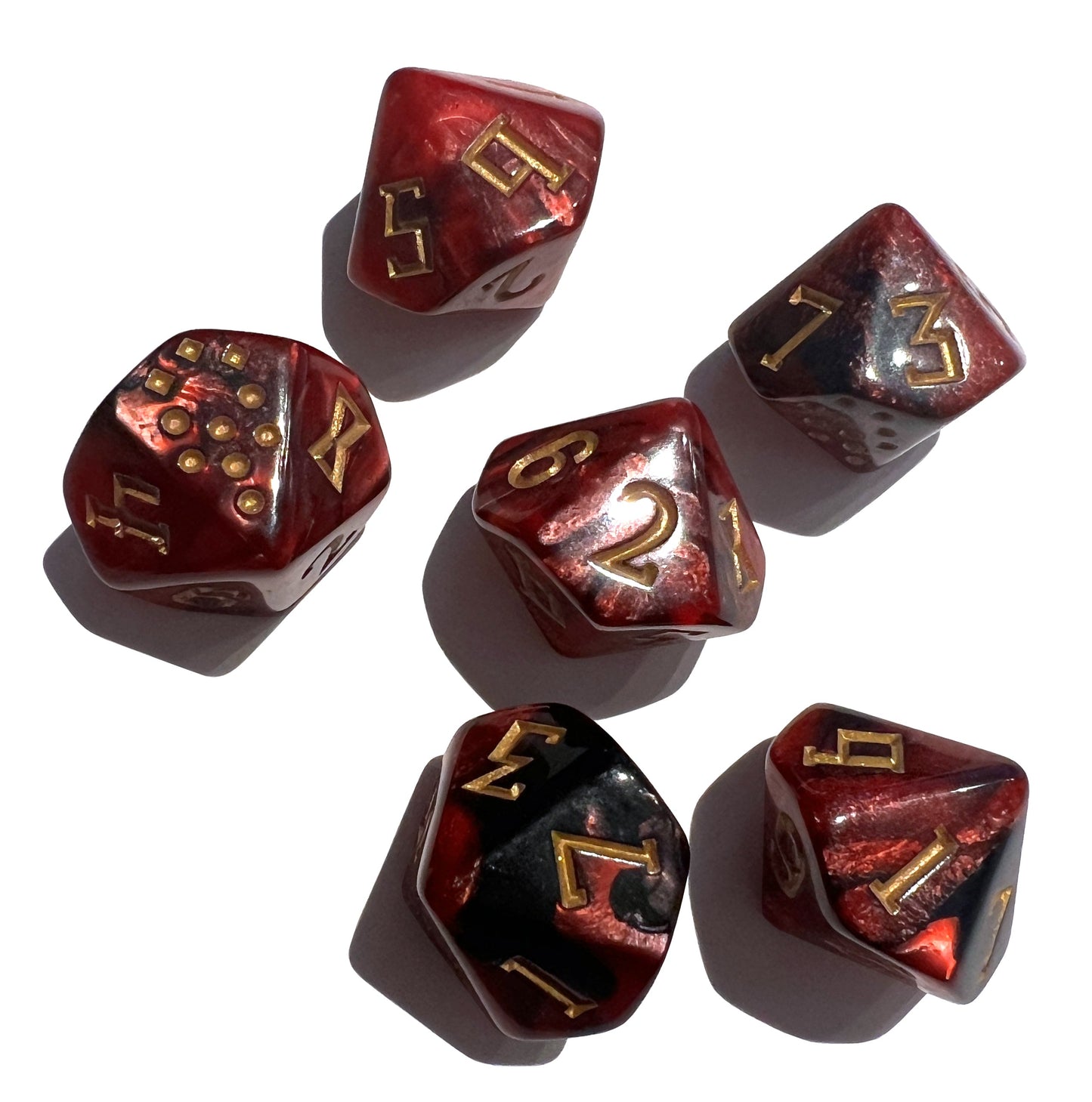 KULT: Divinity Lost - Dice Set (Inferno Edition) Kult Helmgast