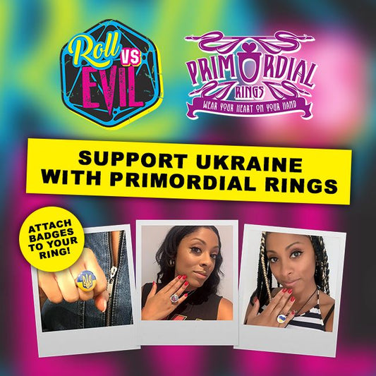 Primordial RollVsEvil Ring & Badges Accessories Primordial Rings Small