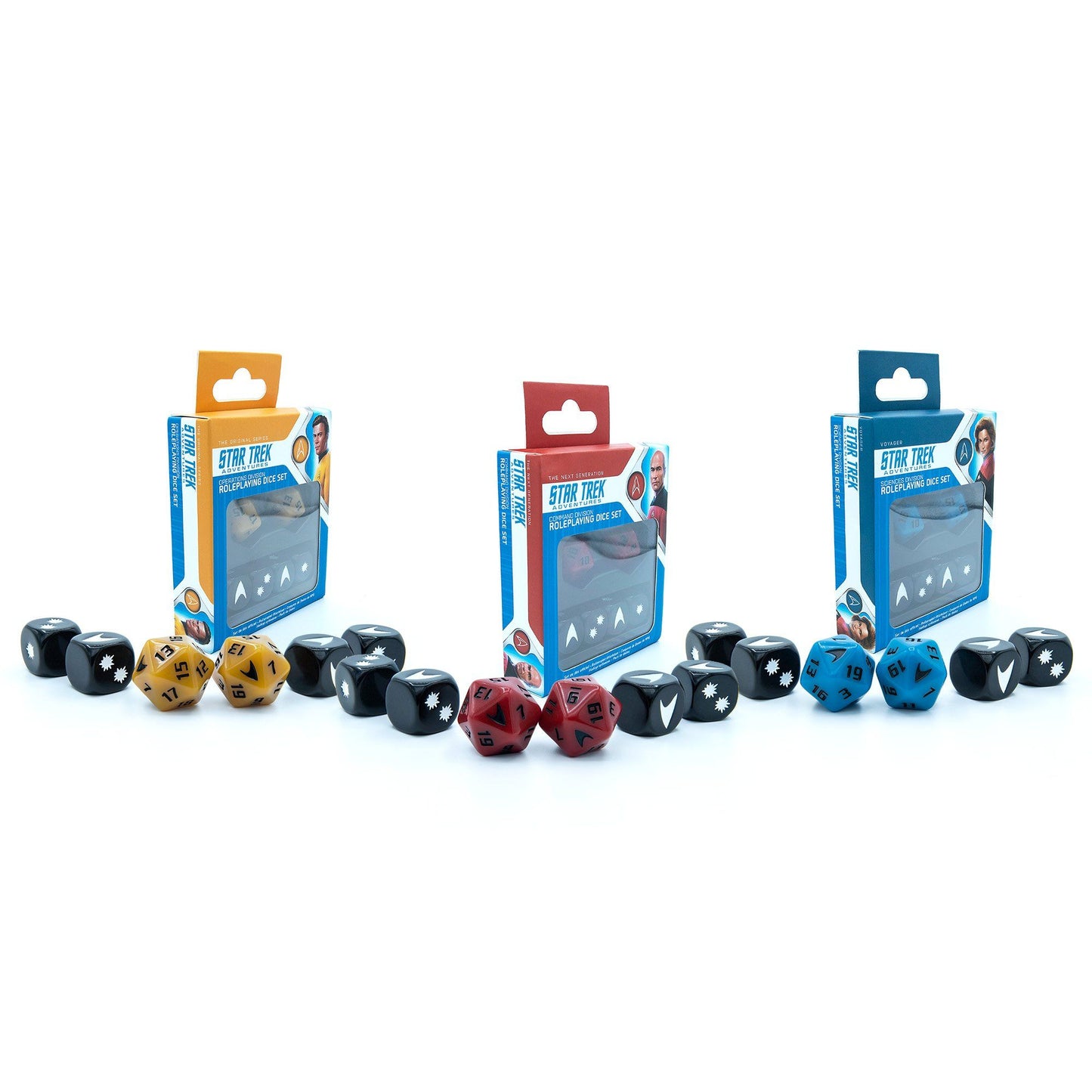 Star Trek Adventures - Division Dice Bundle Star Trek Adventures Modiphius Entertainment