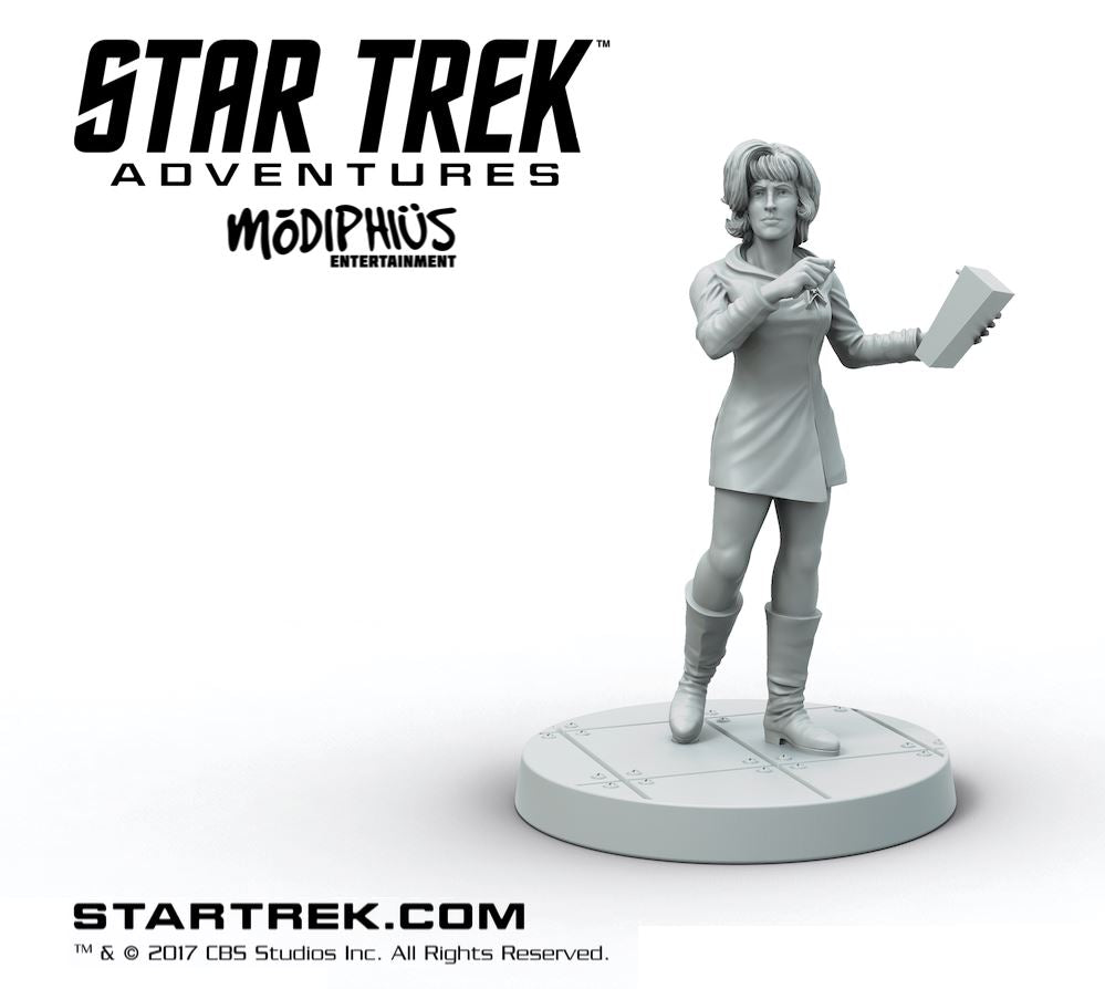 Star Trek Adventures - Print at Home - Miniatures TOS Bridge Crew Christine Chapel Star Trek Adventures Modiphius Entertainment
