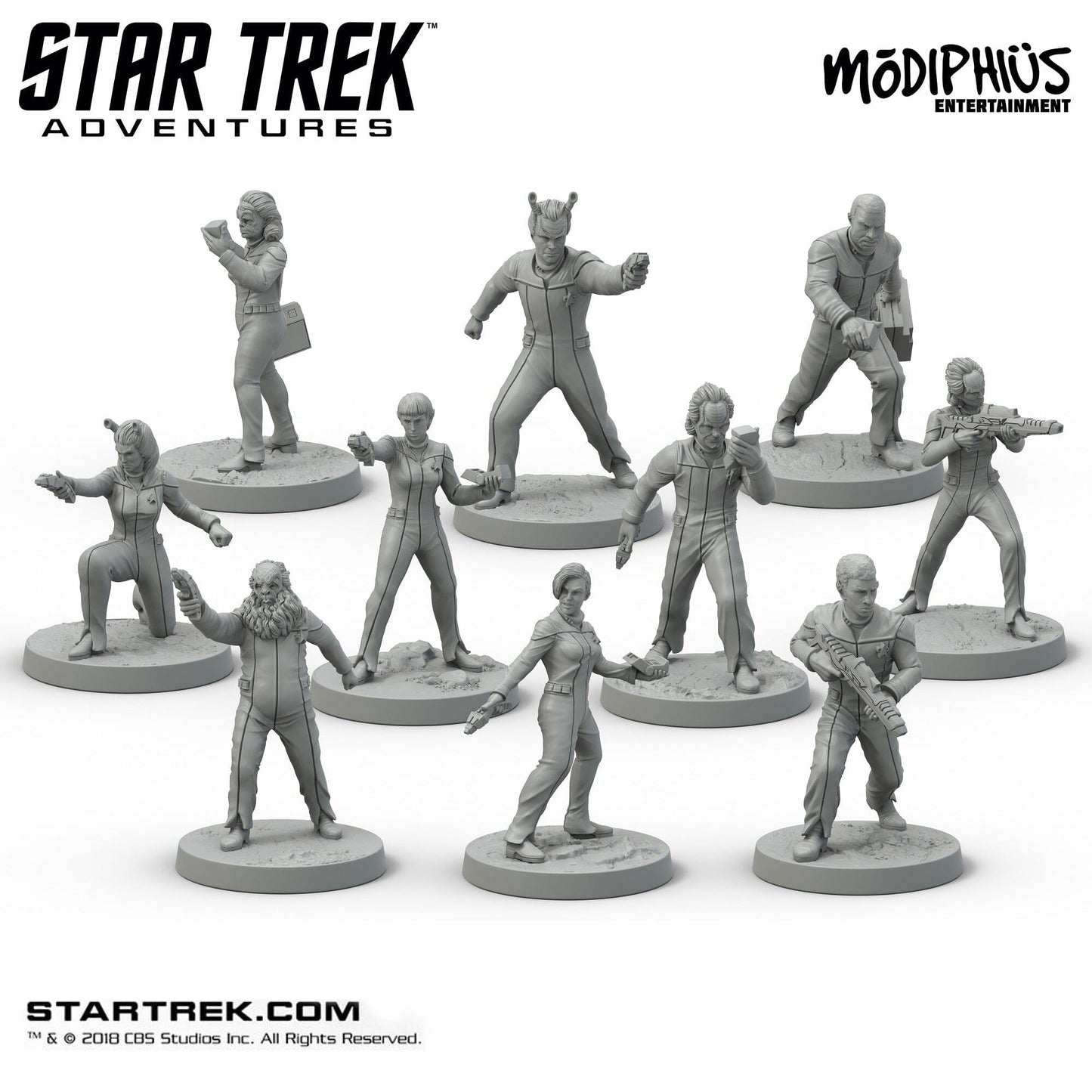 Star Trek Adventures - Print at Home - TNG Away Team Set Star Trek Adventures Modiphius Entertainment