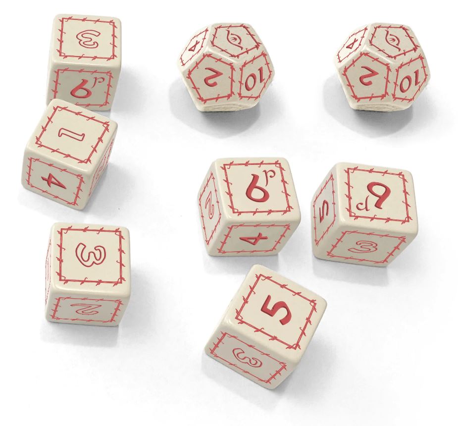 The One Ring White Dice Set The One Ring Free League Publishing