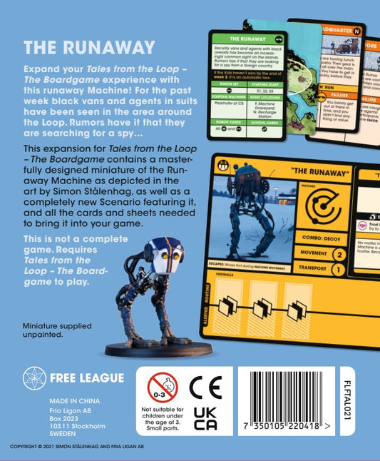 The Runaway – Tales From the Loop Scenario Pack Tales from the Loop Free League Publishing