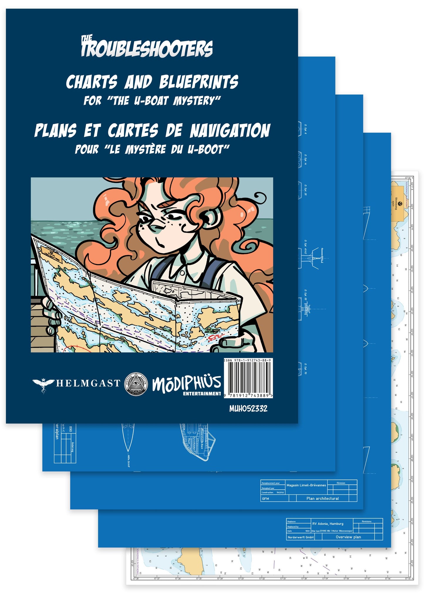 The Troubleshooters - Charts & Blueprints PDF Accessories Modiphius Entertainment