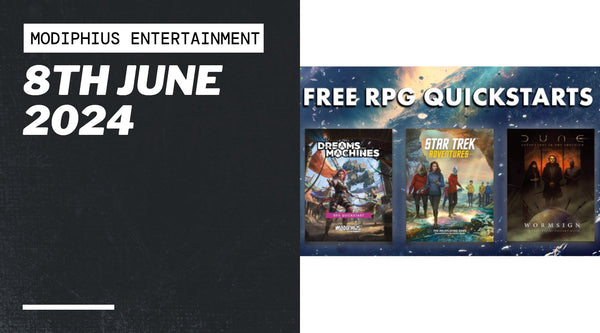 Free Printed RPG Quickstarts for Dune, Star Trek Adventures - Second Edition, and Dreams and Machines